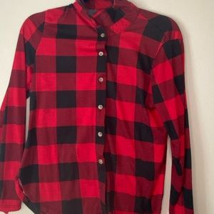 Black & Red button down Shirt